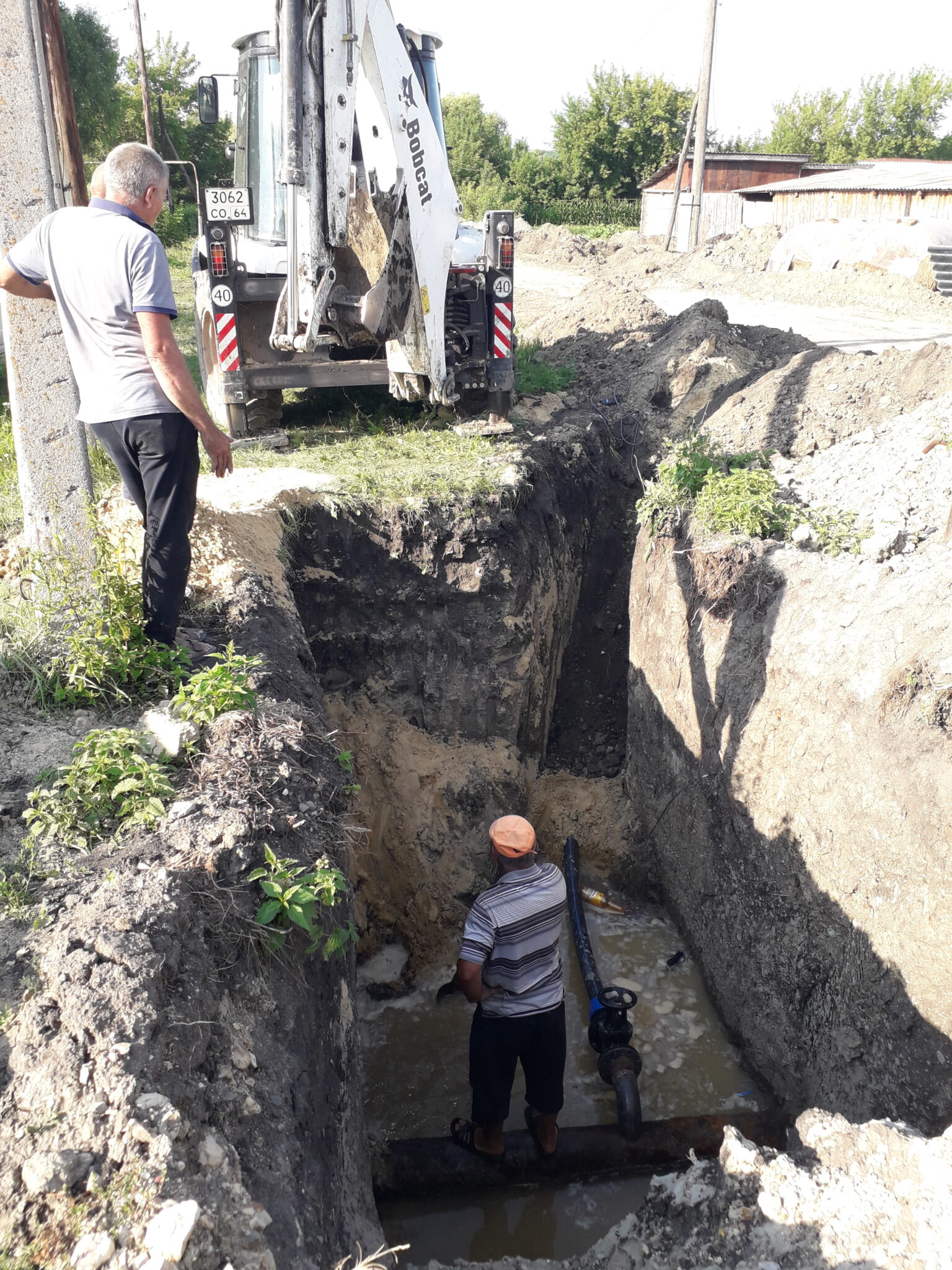 В селе Большие Озёрки в рамках проекта «Инициативное бюджетирование» произведен ремонт водопроводной сети.